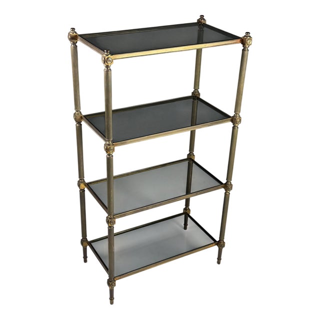 Mid-Century Metal Bookcase, 1960s For Sale