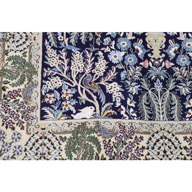 Traditional Pasargad Allover Nain Rug For Sale - Image 3 of 5