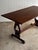 Wood Late 19th Century Antique Oak Trestle Dining Table For Sale - Image 7 of 12