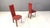 Vintage Italian Red Leather High Back Dining Chairs, 1980s, Set of 6 For Sale - Image 12 of 13