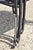 Black Tuscan Mediterranean Black Aluminum Metal Garden Patio Dining Chair - Set of 4 For Sale - Image 8 of 12