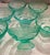 Vintage Light Green / Aqua color Dessert cups. Depression glass. Diamond pattern throughout. Great for garden parties,...