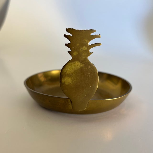 Mid-Century Modern Mid 20th Century Pineapple Change Dish For Sale - Image 3 of 5