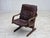 Scandinavian Armchair in Brown Furniture Leather, 1970s For Sale - Image 18 of 18