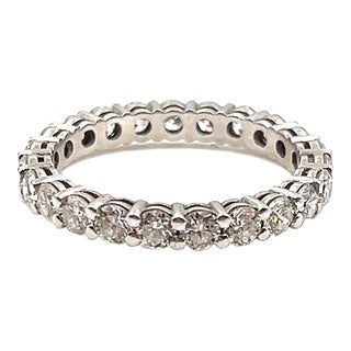 2.30 Ct Diamond Eternity Ring Size 7.5 For Sale