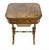 Elegant Victorian games table in walnut Top opens out to reval the chess - or draughts - chequered board Hand carved legs...