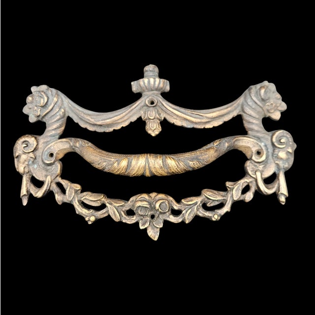 Empire Bronze Drawer Handle, 1800s For Sale - Image 4 of 4