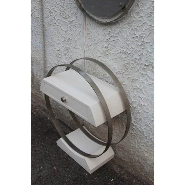 Small Vintage Italian Console Table & Mirror Set, 1970s, Set of 2 For Sale - Image 9 of 15