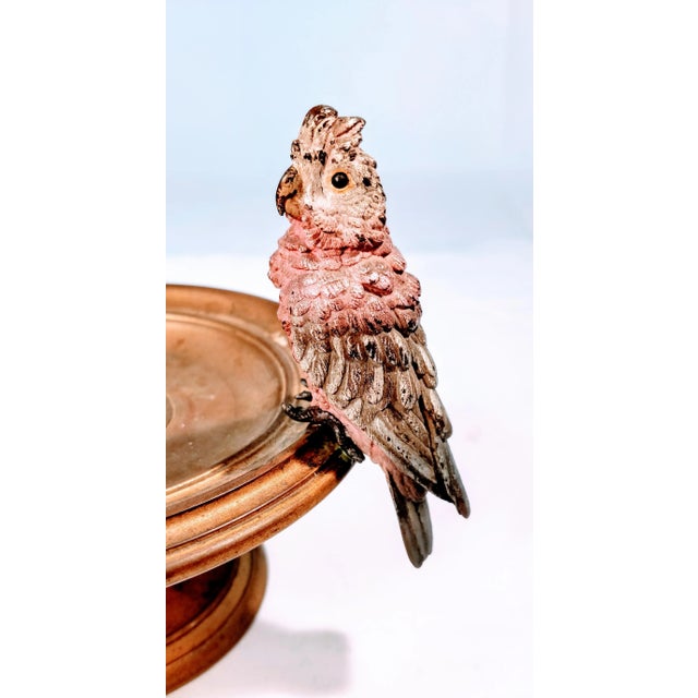 Austrian Bronze Bergman Bird Bowl Compote Signed For Sale In Fayetteville, AR - Image 6 of 9