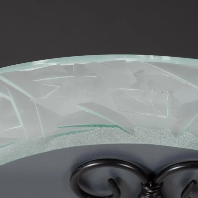 Contemporary Jiri Jelinek Fractured Ice Surround Mirror For Sale In New York - Image 6 of 9