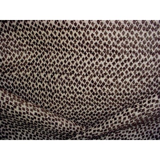 Jane Shelton 4612 Philip Brown Leopard Cheetah Chenille Upholstery Fabric- 7-1/8 yards For Sale