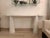 2000 - 2009 Eros Series White Carrara Marble Console Table attributed to Angelo Mangiarotti, Italy, 2000s For Sale - Image 5 of 9