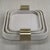 2020s Córdoba Leather Tray with Metal Handles, Medium For Sale - Image 5 of 7