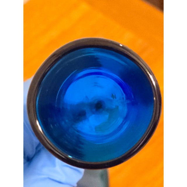 Vintage Wayne Husted for Blenko "Shot Glass" Decanter For Sale - Image 13 of 18