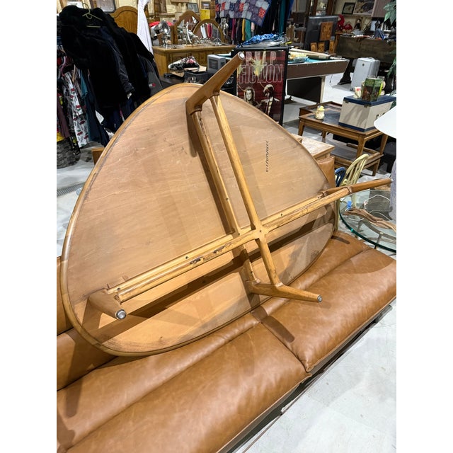 Wood Late 20th Century MCM Amoeba-Shaped Coffee Table For Sale - Image 7 of 10