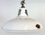 Industrial White Enamel Factory Pendant Lamp from Thorlux, 1960s For Sale - Image 6 of 17