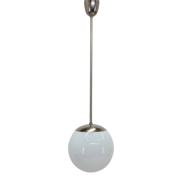 Metal Bauhaus-Style Ceiling Lamp from Kandem Leuchten, 1930s For Sale
