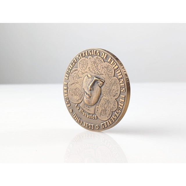 A very rare and hard-to-find piece, the Opus 294 bronze medal was created by Miguel Berrocal as a commemorative work for...