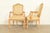 John Stuart French Provincial Louis XV Carved Oak and Cane Back Dining Chairs, Set of Six For Sale - Image 12 of 15