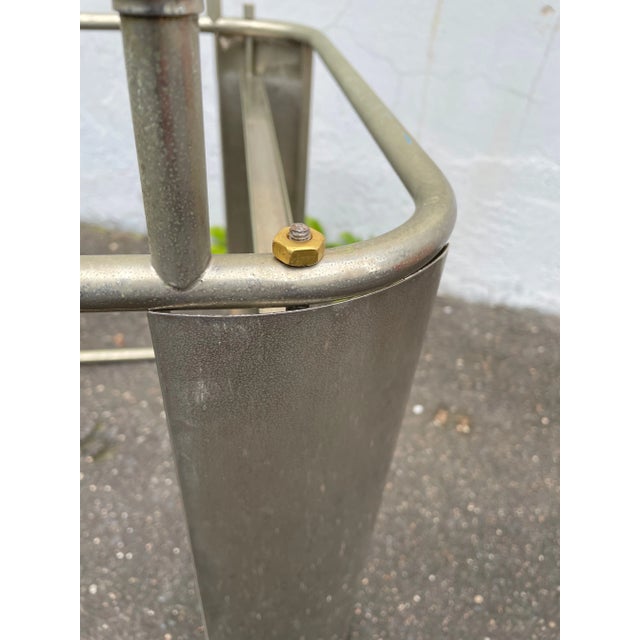 Silver French Art Deco Bar Cart, 1930s For Sale - Image 8 of 11