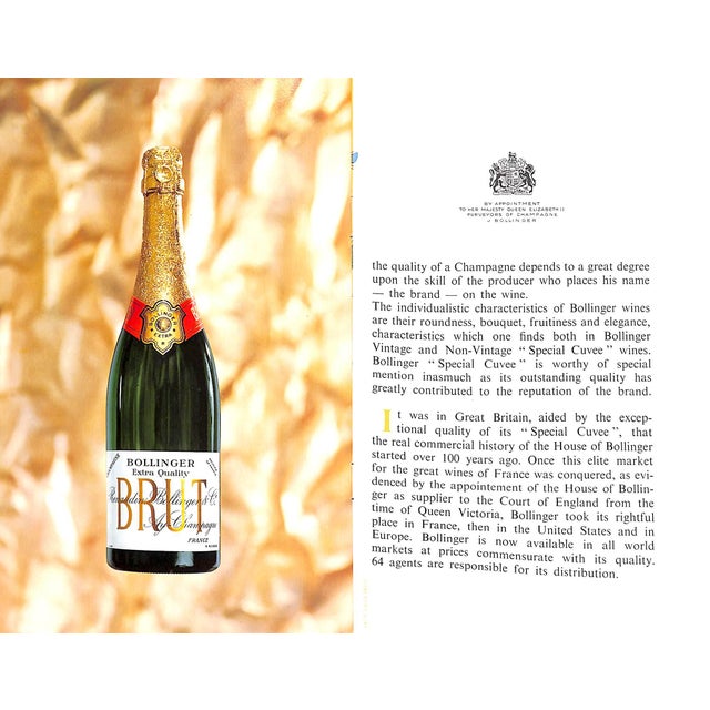 "Bollinger: The Story of a Champagne" 1971 Ray, Cyril For Sale - Image 11 of 12