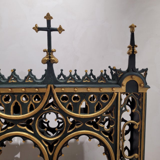 20th Century Neo-Gothic Oratory Altar, Spain, 1890s For Sale - Image 10 of 18