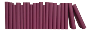 Decorative Books - Boysenberry Paper Wrapped Books - Purple Books By The Foot