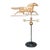 Vintage Copper and Brass Galloping Horse Weathervane on Stand For Sale