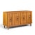 John Widdicomb Mid Century Walnut and Brass Credenza with Hutch The credenza measures: 60 wide x 20.25 deep x 32.25 inches...