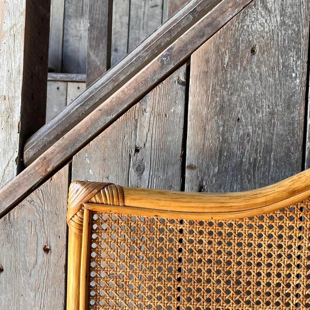 Single Bed Headboards in Cane and Bamboo, Set of 2 For Sale - Image 11 of 12