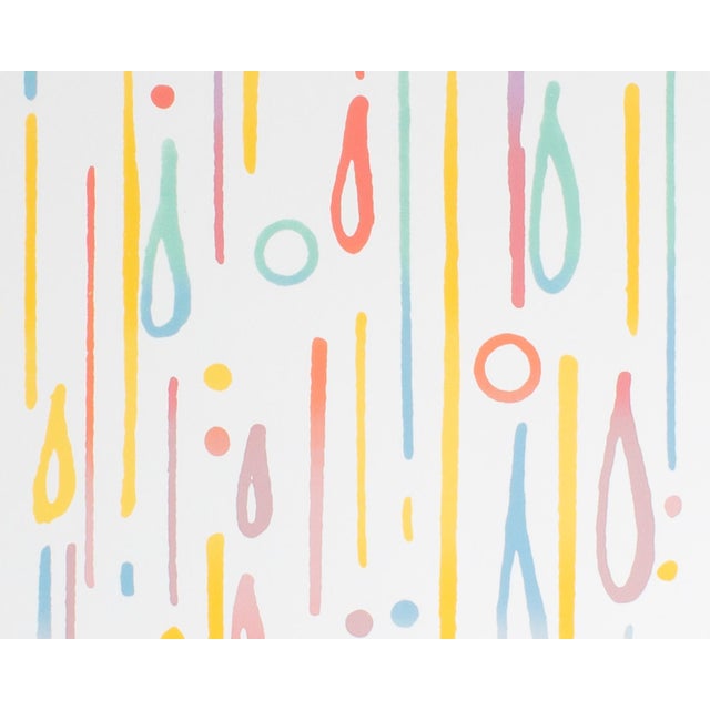 1980s 1987 “Shower Curtain” Serigraph Print by Roger Benedetti For Sale - Image 5 of 8