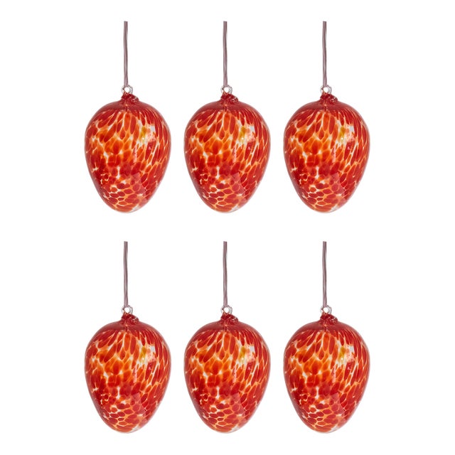 Christmas Ornaments in Murano Glass from Ribes the Art of Glass, 2004, Set of 6 For Sale