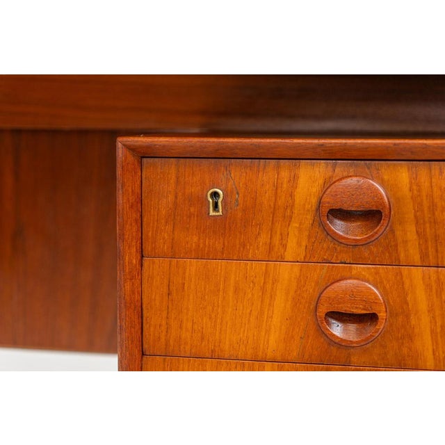 Large Writing Desk in Wood For Sale - Image 8 of 12