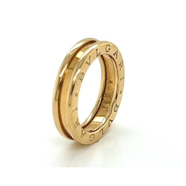 Bulgari Mid 20th Century Bvlgari B.Zero1 One Band Ring 18K Yellow Gold Size 51 US 5.5 For Sale - Image 4 of 6