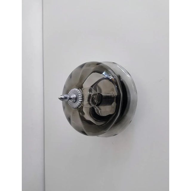 Mid-Century Modern Glass Wall Lamp from Glashütte Limburg, Germany, 1960s For Sale - Image 14 of 18