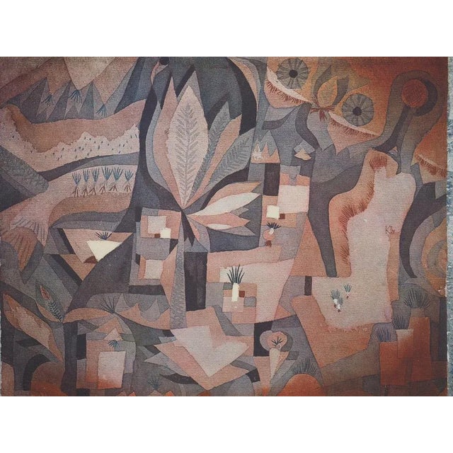 Paul KLEE (1879-1940) Flower garden, 1956 Heliogravure after a painting by the artist Unsigned On paper 28.5 x 34.5 cm...