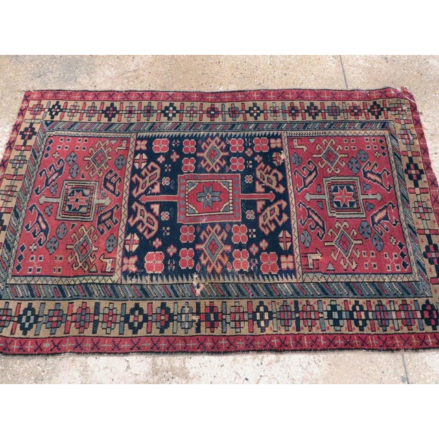 Galerie Shabab Collection Mid-20th Century Turkish Anatolian Throw Rug For Sale In New York - Image 6 of 8