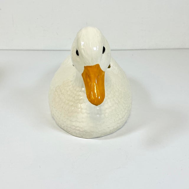 1986 Vintage Folk Art Rustic Adirondack Duck Planter, Artist Initialed For Sale - Image 6 of 15