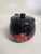 Ceramic Vintage Mid-Century Japanese Tea Pot Black Otagiri Style Floral For Sale - Image 7 of 8