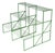 French Vintage Metal Plant Stand Riser in New Powder Coat For Sale