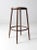 Mid 20th Century Vintage Industrial Metal Stool For Sale - Image 5 of 10