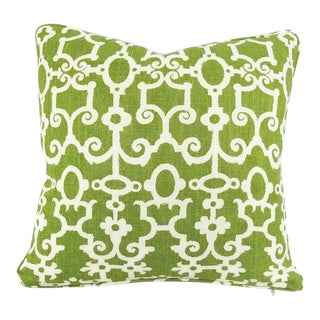 Raoul Textiles George Smith Stella in the Color Wheatgrass Pillow Cover - 20" X 20" For Sale