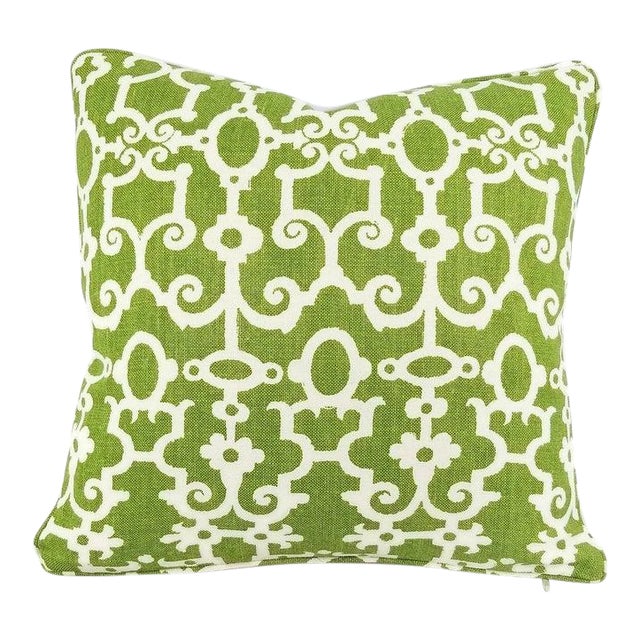 Raoul Textiles George Smith Stella in the Color Wheatgrass Pillow Cover - 20" X 20" For Sale