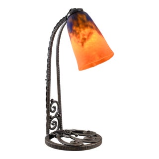 French Art Deco Lamp by Daum 1920s France For Sale