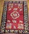 Vintage Caucasian Karabagh Kilim, Handwoven Floral Pattern, Red & Black, 7x10 For Sale - Image 4 of 12