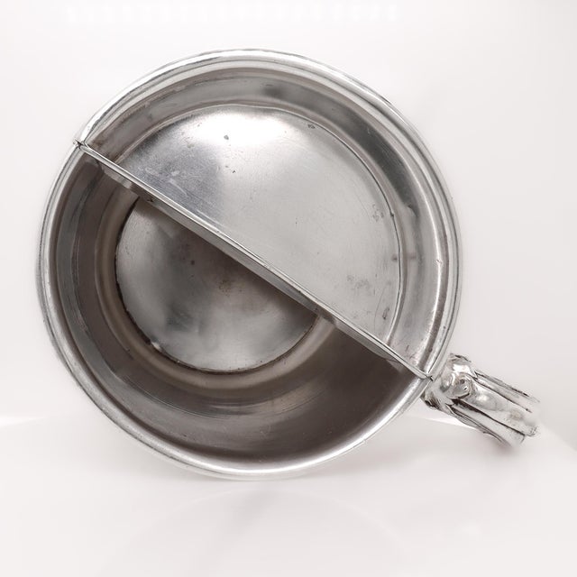 Metal Antique American Art Nouveau Unger Bros. Sterling Silver Shaving Mug With Insert For Sale - Image 7 of 11