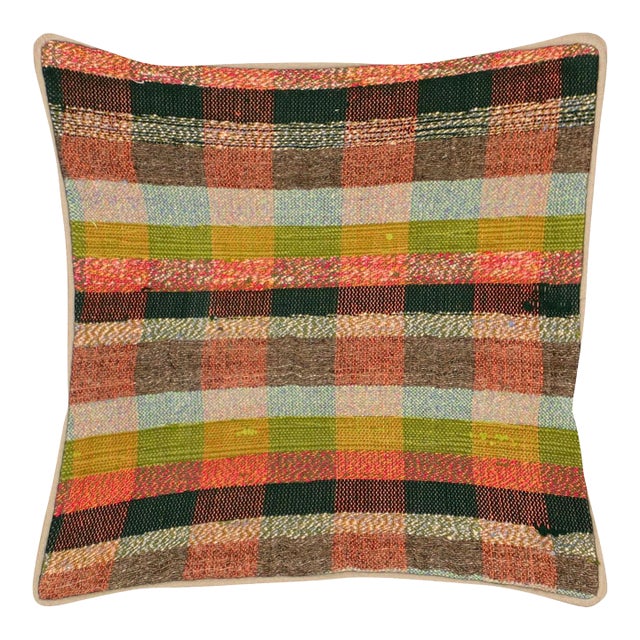 1960s Turkish Rag Pillow For Sale