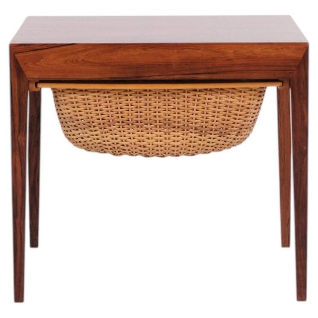 Model 40 Rosewood Side Table by Severin Hansen for Haslev Møbelfabrik, 1960 For Sale - Image 12 of 12
