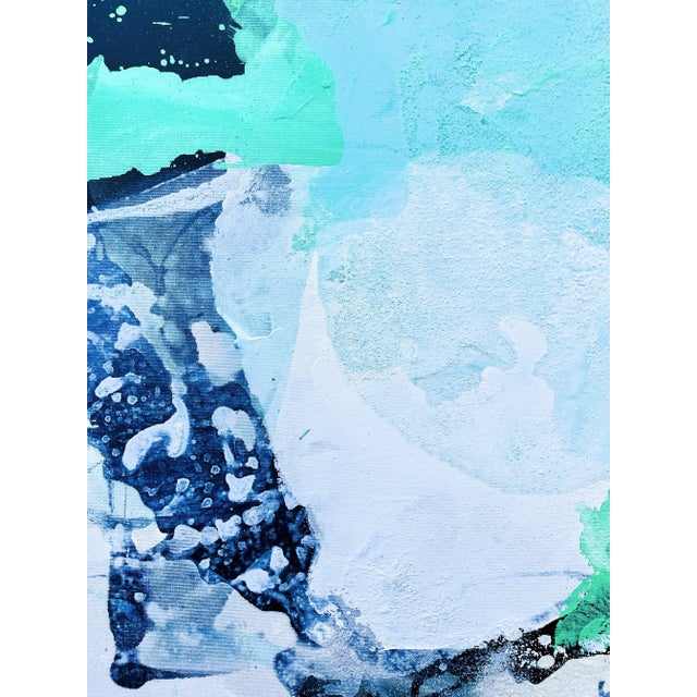 "How Soon Is Now?" Green Gestural Abstract Painting For Sale In Austin - Image 6 of 12