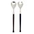 Mid 20th Century Jacob Grimminger Mid-Century German Sterling Silver and Hardwood Serving Set For Sale In San Francisco - Image 6 of 9